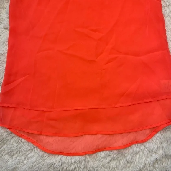 Pink Rose Neon Pink Flowy Layered Tank Top - Picture 3 of 10